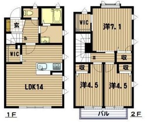 パルモGの物件間取画像